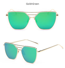 Load image into Gallery viewer, Rose Gold Mirror Sun Glasses